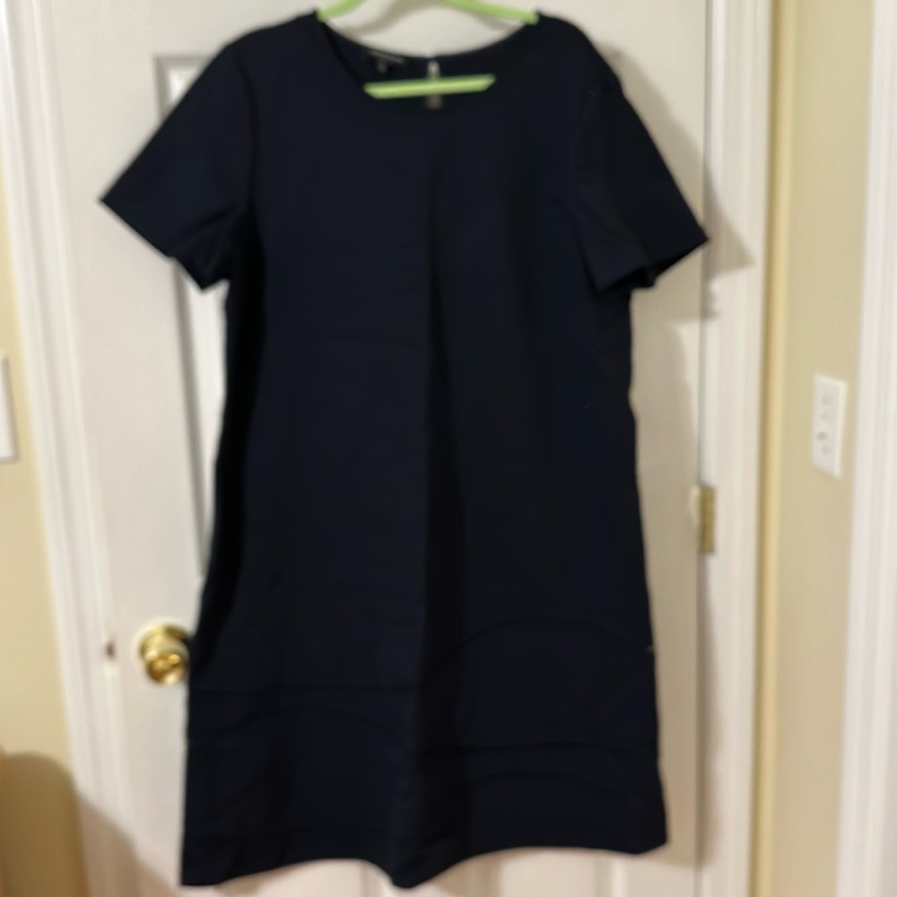 Lafayette 148 Navy dress very good condition size extra large